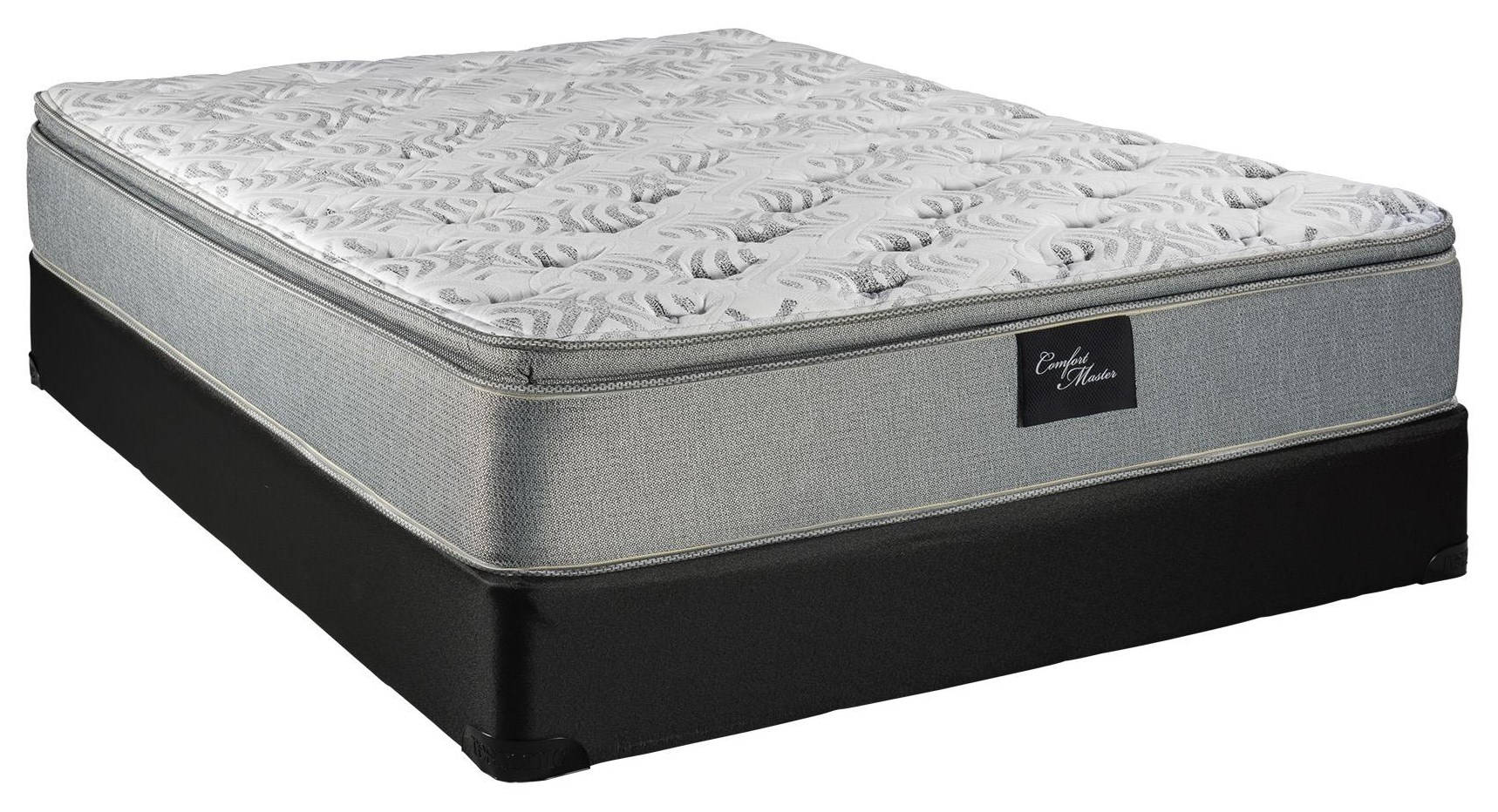 Restonic Gracie RESTGRACSETK Restonic King Gracie Medium Hybrid Pillow Top Mattress Foundation Johnson s Furniture Box Springs Foundations